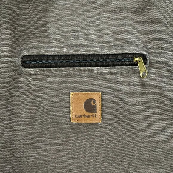 Carhartt Jacket Extra Large Tall FWD Firewood Brown Detroit Blanket Lined J97 - Picture 7 of 10